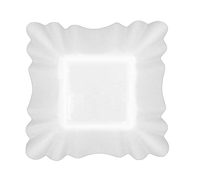 Pappschale P12 white