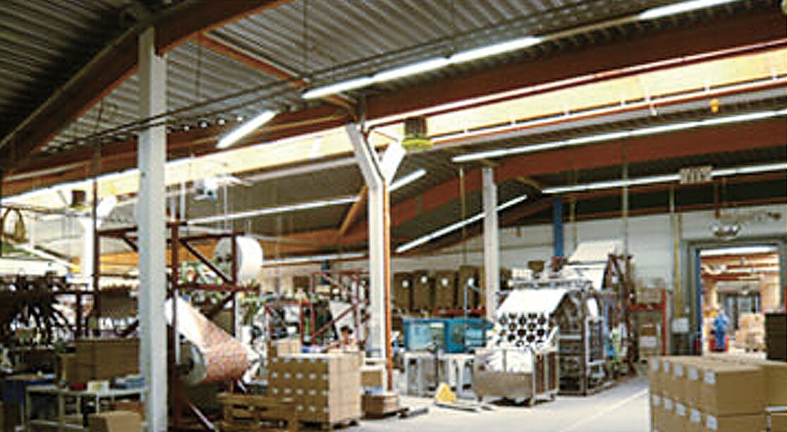 erweiterung produktionshalle 1986